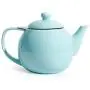 Sweese 221.102 Teapot, Porcelain Tea Pot with Stainless Steel Infuser, Blooming & Loose Leaf Teapot - 27ounce, Turquoise