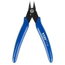 Professional Pliers Cutter Electronic Flush Wire Cutter Carbon Steel Cutting Nippers for Electrical Jewelry making (Blue)