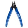 Professional Pliers Cutter Electronic Flush Wire Cutter Carbon Steel Cutting Nippers for Electrical Jewelry making (Blue)