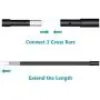 Neewer Photo Studio Adjustable 10ft/3m Wide Cross Bar 6.6ft/2m Tall Background Stand Backdrop Support System with 2 Backdrop Clamps, 2 Sandbags and Carry Bag for Portrait Product Video Shooting