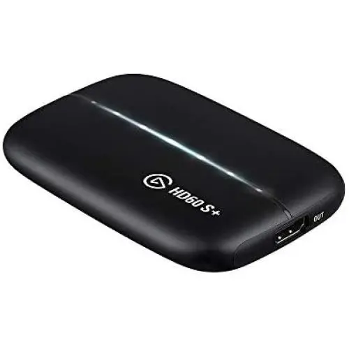 Elgato HD60 S+ Capture Card1080p60 HDR10 capture, 4K60 HDR10 zero-lag passthrough, ultra-low latency, PS5, PS4/Pro, Xbox Series X/S, Xbox One X/S, USB 3.0