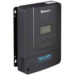 Renogy Rover 60 Amp 12V/24V/36V/48V DC Input MPPT Solar Charge Controller Auto Parameter Adjustable LCD Display Solar Panel Regulator fit for Gel Sealed Flooded and Lithium Battery