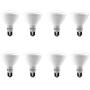 EcoSmart 75-Watt Equivalent BR30 Dimmable LED Light Bulb Daylight (8-Pack)
