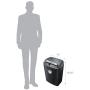 Fellowes Powershred 75Cs 12-Sheet Cross-Cut Paper and Credit Card Shredder with SafeSense Technology (4675701),Black