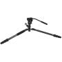 SIRUI T04S Series Carbon Fiber Tripod with VA-5 Compact Fluid Video Head (T-024SK+VA-5)