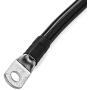 Spartan Power 4 AWG 1 Foot Battery Cable Set Four Gauge Wire Made in America 1 FT with 3/8'' Ring Terminals