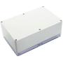 LeMotech ABS Plastic Junction Box Dustproof Waterproof IP65 Electrical Enclosure Box Universal Project Enclosure Grey with PC Transparent Clear Cover 9 x 5.9 x 3.4 inch(230 x 150 x 87 mm)