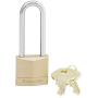 Master Lock 130EURDLJ 30mm Brass Padlock Long Shackle