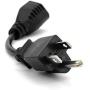 6-Inch Power Extension Cable, 5-Pack, Outlet Saver, 18 AWG