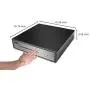 HK SYSTEMS 16'' Heavy Duty Black Manual Push Open Cash Drawer with 5Bill/5Coin Stainless Steel