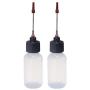 Liberty Products 2-1oz Plastic Squeeze Bottles 1.5'' Stainless Applicators