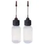 Liberty Products 2-1oz Plastic Squeeze Bottles 1.5'' Stainless Applicators
