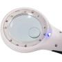GemOro iView LED Magnifier with Built-In Light, White