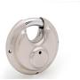 Keyed Alike Stainless Steel Disc Padlock, Same Key Open, for Self Storage, Farm, Recycle Box, Truck, 2-3/4''(70mm) (10)