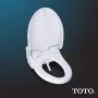 TOTO SW2044#01 C200 Electronic Bidet Toilet Cleansing Water, Heated Seat, Deodorizer, Warm Air Dryer, and PREMIST, Elongated, Cotton White