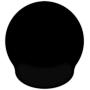 Mouse Pads for Computers Ergonomic Memory Foam Nonslip Plain Black Wrist Support--Lightweight Rest Mousepad for Office,Gaming,Computer, Laptop & Mac,Pain Relief,at Home Or Work (Plain Black)