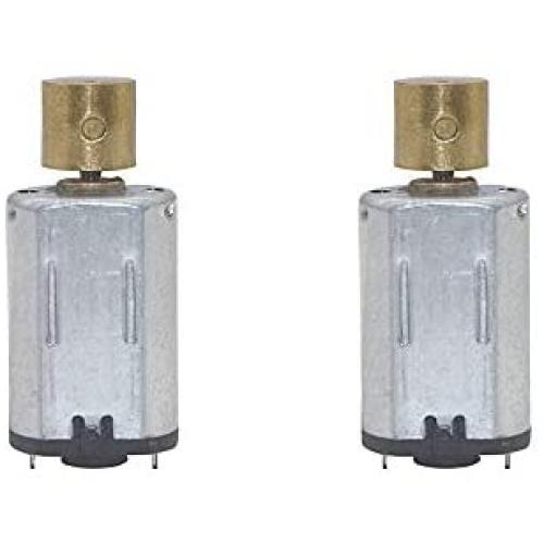 Jiayouy M20 DC Vibration Motor 12V 110RPM Powerful Small Electric Motor Micro Vibrating Motor 2PCS