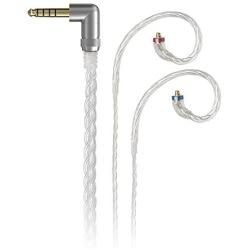 FiiO LC-4.4C 4.4mm Hand-Woven,8-Stranded High-Purity Monocrystalline Silver-Plated Copper MMCX Replacement Cable for ShureSE215 SE315 SE846 SE535 SE425/JVC/FiiO FH5 FA7