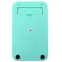 Monique 12 Digit Display Solar Dual Power Calculator Mini Portable Hand-held Calculator Green