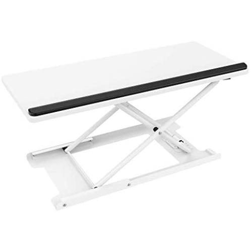 HumanCentric Keyboard and Mouse Stand (White) – Adjustable Riser for Standing Desks/Desktops and Sit Stand Desks | Lifts Up to 13 inches in Height