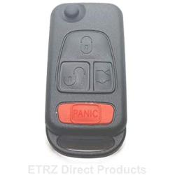 Mercedes Aftermarket Flip Remote Case w/ 4 Buttons. 2004-08 Crossfire, 1998-00 C230, 1998-04 ML320, 1998-02 SLK320 & Others. Perfect Aftermarket Repalacement. Read Description below.