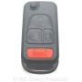 Mercedes Aftermarket Flip Remote Case w/ 4 Buttons. 2004-08 Crossfire, 1998-00 C230, 1998-04 ML320, 1998-02 SLK320 & Others. Perfect Aftermarket Repalacement. Read Description below.
