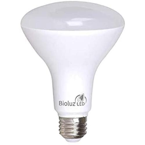 BR30 Flood Light Bulb Indoor Outdoor by Bioluz LED Instant ON DIMMABLE Cool White 5000K 65-95 Watt Replacement Using 9.5 Watts 90+ CRI UL Listed 2016 JA8 High Efficiency Lighting