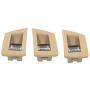 Window Switch Panel & Inner Door Panel Handle Pull Trim Cover Set for 2010-2016 BMW 5 Series 520 523 525 528 530 535 F10 F11 F18 Beige Replaces 51417225875
