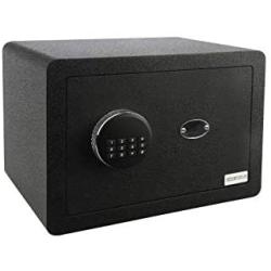 GOLVAL ES25 Home Safe Box, Digital Electronic Security Safe Box, Lock Box Cabinets, Strongbox for Money, Jewelry, Cash Valuables.