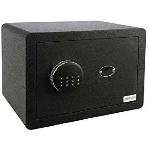 GOLVAL ES25 Home Safe Box, Digital Electronic Security Safe Box, Lock Box Cabinets, Strongbox for Money, Jewelry, Cash Valuables.