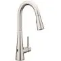 Moen 7864EWSRS Sleek Motionsense Wave Sensor Touchless One-Handle High Arc Pulldown Modern Kitchen Faucet Featuring Power Clean, Spot Resist Stainless