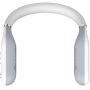 Neckband Bluetooth Speaker, Ear&Ear Wireless Over Wearable Speaker True 3D Stereo Sound, IPX4 Waterproof, Built-in Mic for Home Theater and Gaming White