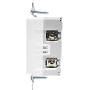 GFCI Outlet with Night Light 15A 120V UL Listed Tamper Resistant Lighted Duplex Receptacle GFI Nightlight LED Guide Light Wall Plates and Screws Included WHITE (2 PACK)