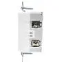GFCI Outlet with Night Light 15A 120V UL Listed Tamper Resistant Lighted Duplex Receptacle GFI Nightlight LED Guide Light Wall Plates and Screws Included WHITE (2 PACK)