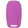 WEIBISS 2 Pack 4 Buttons Rubber Silicone Smart Key Cover Case Shell Fob Holder Bag Keyless Protector Fit for Dodge Ram 1500 2019 2020 OHT-4882056 68401332AA, Black Purple