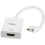 Amazon Basics Mini DisplayPort Thunderbolt to HDMI Adapter - Compatible with Apple iMac, MacBook - 1 Adapter