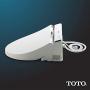 TOTO SW2044#01 C200 Electronic Bidet Toilet Cleansing Water, Heated Seat, Deodorizer, Warm Air Dryer, and PREMIST, Elongated, Cotton White