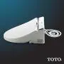 TOTO SW2044#01 C200 Electronic Bidet Toilet Cleansing Water, Heated Seat, Deodorizer, Warm Air Dryer, and PREMIST, Elongated, Cotton White