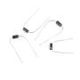 Rectifier Diode Assortment Kit, 10 Values Electronic Rectifying Diodes with Clear Storage Box, Total 200 PCS