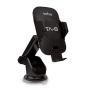 Veho TA-8 Universal in-car Smartphone Cradle/Holder with Qi Wireless Charging | Auto Sensing Open/Close Clasp System | windscreen Suction Cup & air Vent Fixing Mount(s) | Designed in UK | VAA-014-TA8