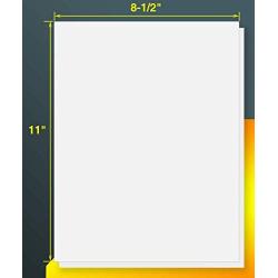 iLable 8.5'' x 11'' Full Sheet Sticker Paper for Laser & Inkjet Printers[150 Sheets,150 Labels]
