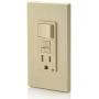 Leviton GFSW1-I Self-Test SmartlockPro Slim GFCI Combination Switch Tamper-Resistant Receptacle with LED Indicator, 15-Amp, Ivory