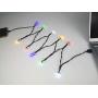 YAGE Tale Christmas Tree Shaped USB Charging Cable Christmas Light Phone Charger Cord 50inch 10LED Multicolor Compatible with Phone 5 5s 6 6plus 6s 6s Plus 7 7plus 8 8plus X XR XS XS Max 11Pro Max