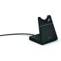 Jabra Evolve2 65 Wireless Headset USB-C Mono MS w/Stand, Bluetooth Dongle, Compatible with Zoom, Webex, Skype, Smartphones, Tablets, PC/MAC, 26599-899-889, Global Teck Gold Support Plan Included
