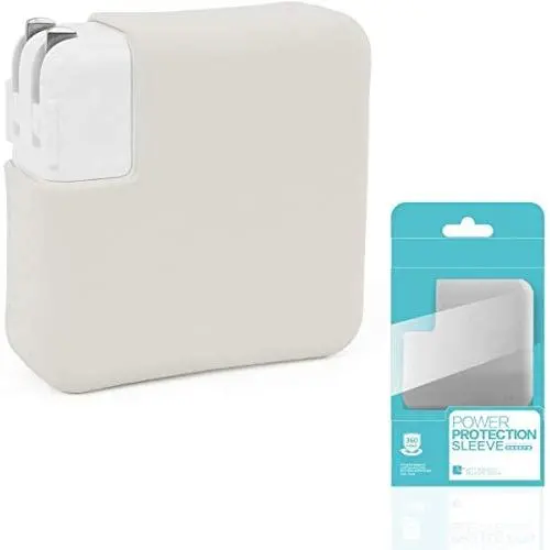 Premium Silicone Charger Cover Compatible with MacBook Pro 13 (Model: A2251/2289/A2338, 2020+), MacBook Pro 13 (Model:A1425/A1502/A1706/A1708/A1989/A2159, 2011-2020) - Fluorescence