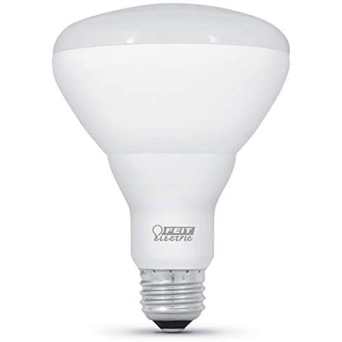 Feit Electric BR30DM/927CA/4 65W Equivalent 7.2 Watt Dimmable 650 Lumen E26 Base BR30 LED Light Bulb, 5''H x 3.75''D, 2700K Soft White, 4 Piece