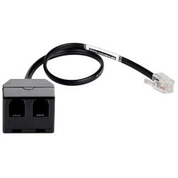 Telephone RJ9 4P4C Training Adapter Y Splitter for Headset or Handset Splitter for Office Phones