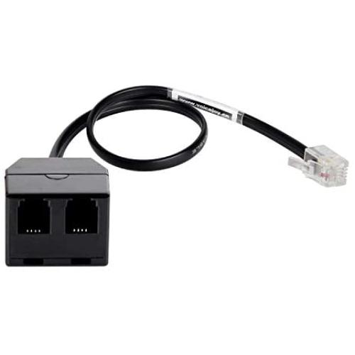 Telephone RJ9 4P4C Training Adapter Y Splitter for Headset or Handset Splitter for Office Phones