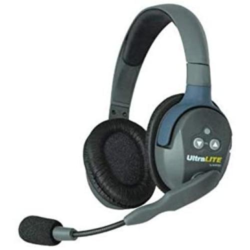 Eartec UL2D UltraLITE Full Duplex Wireless Intercom 2 Way Communication System for 2 Users - 1 ULDM Dual-Ear Master Headset and 1 ULDR Dual Ear Remote Headset