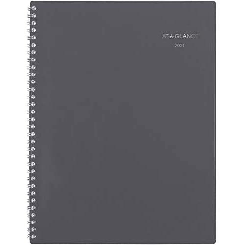 2021 Monthly Planner by AT-A-GLANCE, 8-1/2'' x 11'', Large, DayMinder, Gray (GC4700721) 2021 Monthly Planner by AT-A-GLANCE, 8-1/2'' x 11'', Large, DayMinder, Gray (GC4700721)